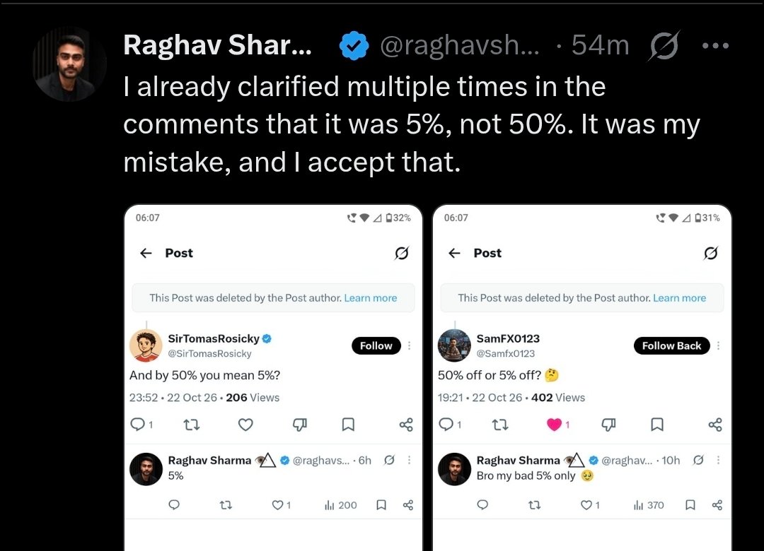 propmath's tweet photo. @raghavsharmafx > it was a typo

> it was just clickbait

you guys can't help it. https://t.co/lQNELXMvTh