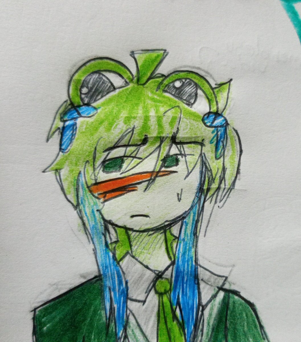ExilysFT's tweet photo. Hey, está vez ya me salió mejor Froggy. Me gusta más este jekeje

#froggydude https://t.co/WmD5Gydkux
