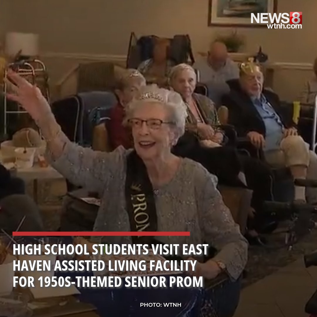 WTNH's tweet photo. A special event was held Thursday afternoon at an assisted living facility in East Haven.

https://t.co/prOHPXtWOI https://t.co/l3bc9DzZRd