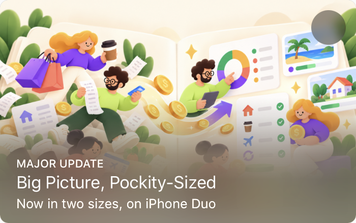 dezinezync's tweet photo. Big Picture, Pockity-Sized 

@PockityApp now in two sizes, on #iPhoneDuo https://t.co/x683Rhb9rk https://t.co/qB7aXVFQ0t