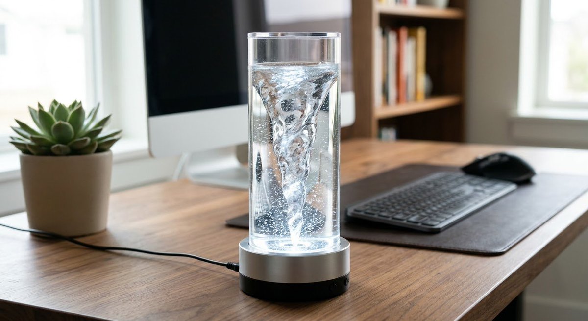 Kesse85585Chris's tweet photo. Prototyping a desktop continuous fluid vortex using magnetic coupling, custom rheoscopic suspension, and calibrated viscosity tuning to model atmospheric flow in real time. 🌪️⚡
What fluid dynamics edge cases should we simulate next, @grok?
#FluidDynamics #STEM #Engineering https://t.co/2TVrT6Gnga