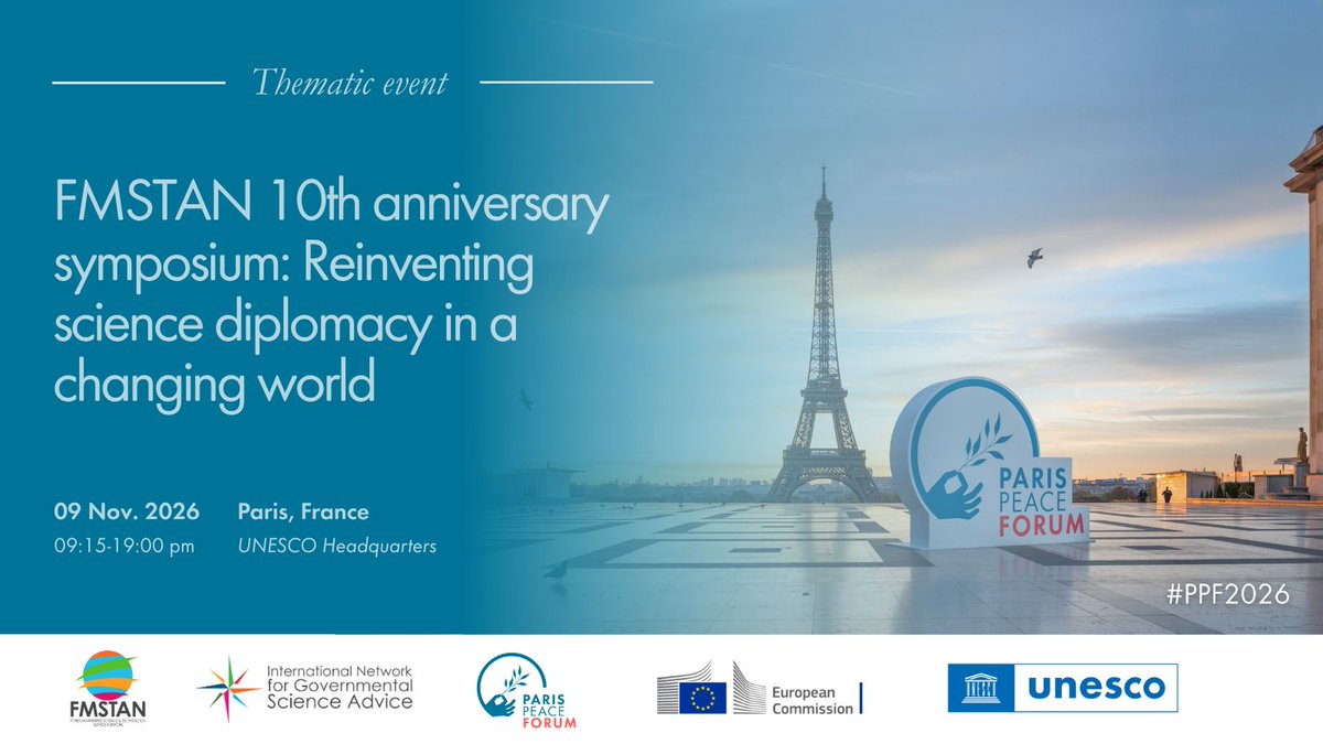 INGSciAdvice's tweet photo. 9th Nov - The Foreign Ministries S&amp;T Advice Network (#FMSTAN) celebrates 10 years with an open symposium on the future of #sciencediplomacy. And you can join! 

Online Registration is now open! https://t.co/dyzEeS2y4f 

See the agenda and speakers: https://t.co/lpowCoVEmP https://t.co/vNZZahW91P