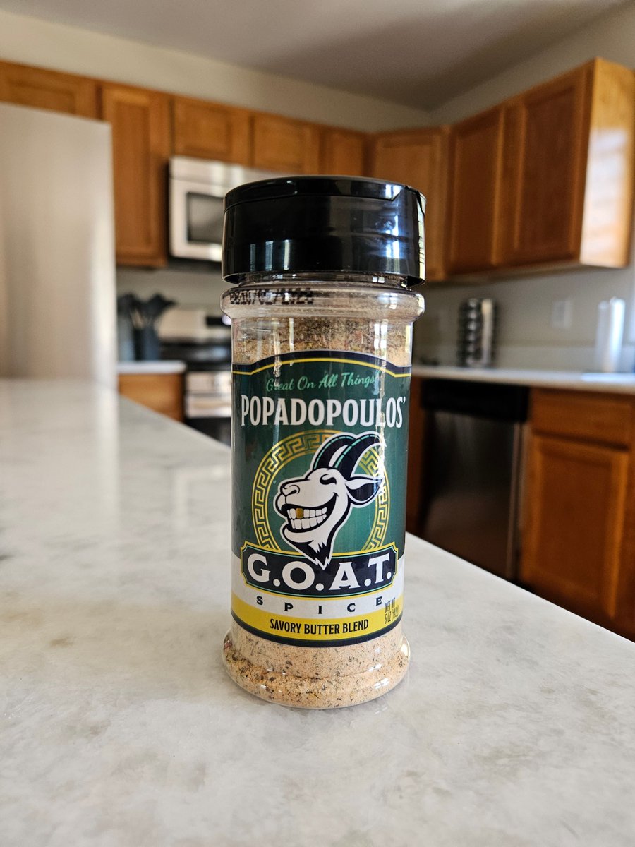 TTLakeAnna's tweet photo. Top-tier flavor has arrived at the lake! 🐐🔥 We dropped off a fresh jar of POPADOPOULOS’ G.O.A.T. SPICE (Savory Butter Blend) at the Throttle Therapy Lake Anna Guest House kitchen—ready to take our guests’ grill game to the next level.

Grab a jar: https://t.co/Af00aWQoE0 🧂✨ https://t.co/eQjUTPzqF2