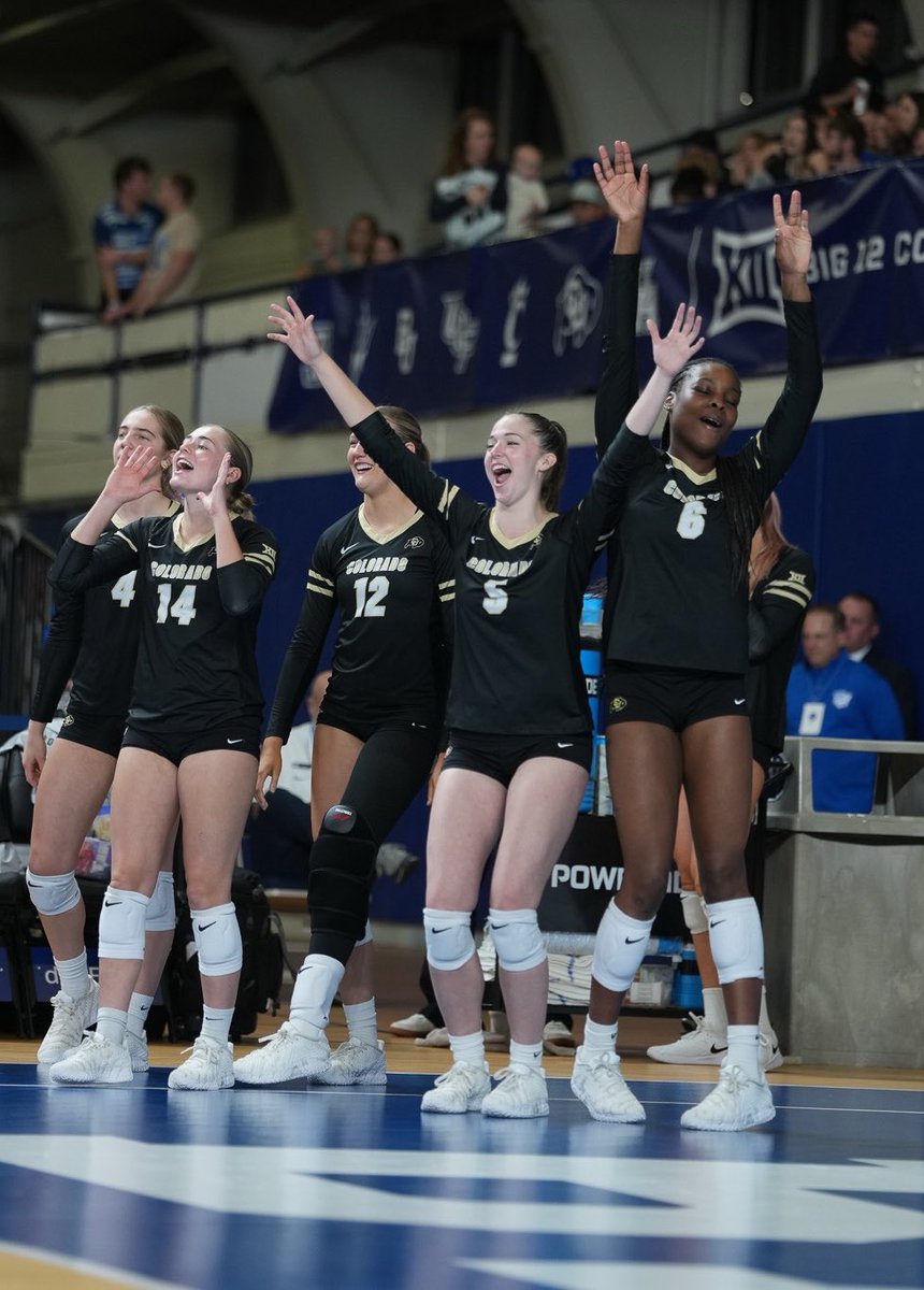 CUBuffsVB's tweet photo. live from Provo! https://t.co/kAziOxSI34
