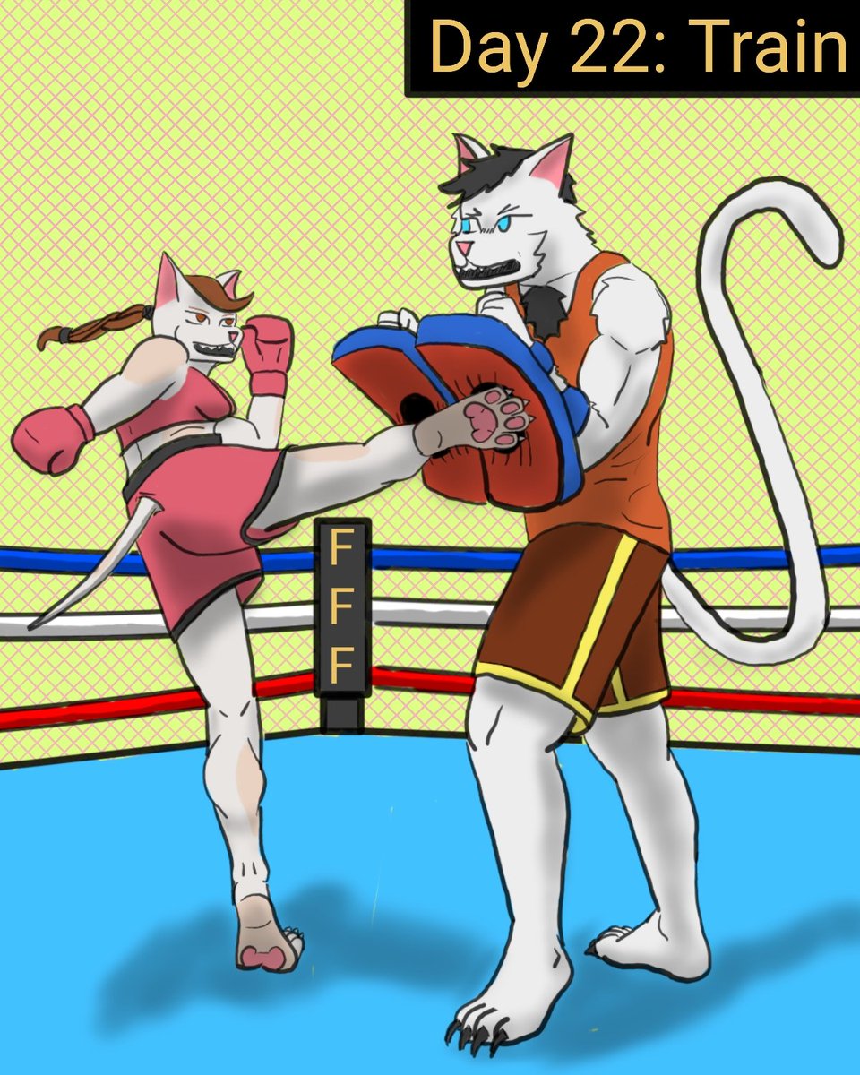 KazanKados's tweet photo. Day 22: Train

Kazan doesnt just beat up opponents, sometimes he teaches others how to beat up opponent 

#FFF #Fightober #Fightober2026 https://t.co/HYeZaBj6jO
