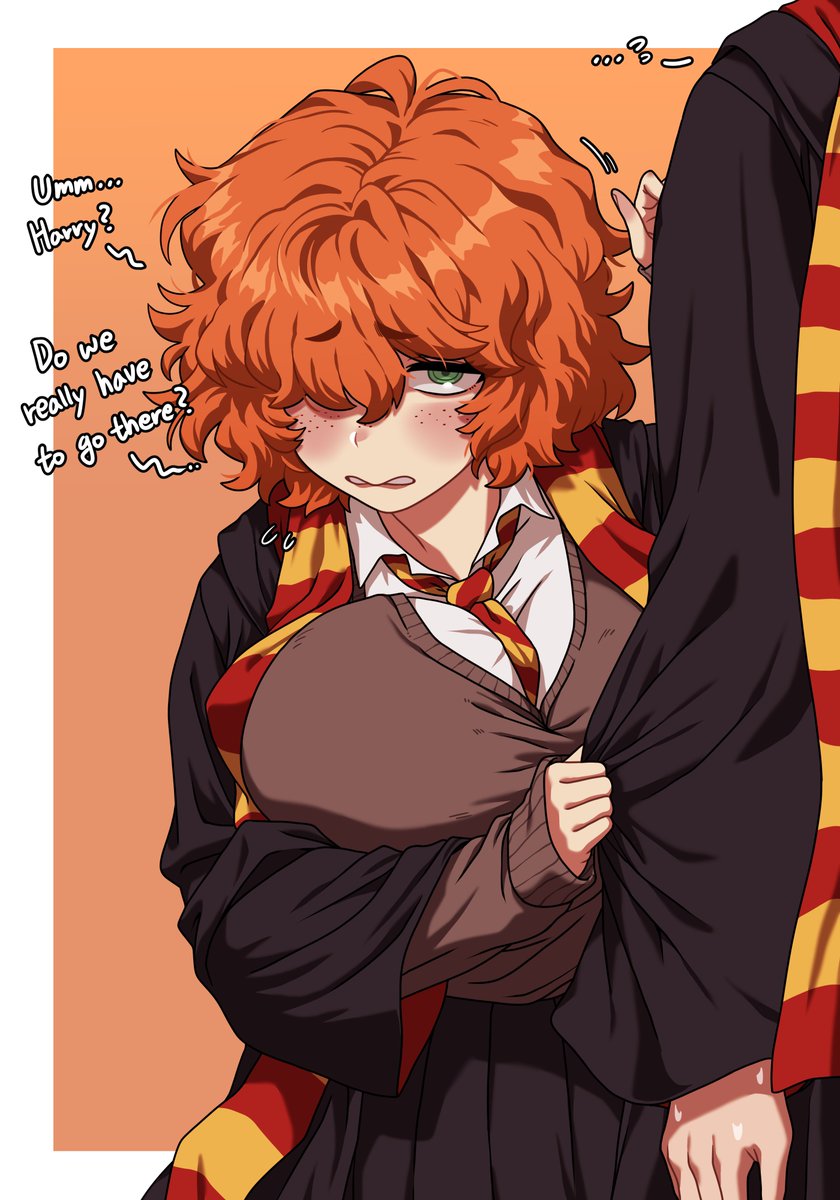 FTE18_'s tweet photo. Ron

I never imagined that gender-swapping Ron would end up hitting one of my core personal preferences! It’s a big world out there, and there’s always something new to learn. Let’s all give her some headpats! Thanks for watching! 🥰🥰🥰 https://t.co/S9aTZ09QuC