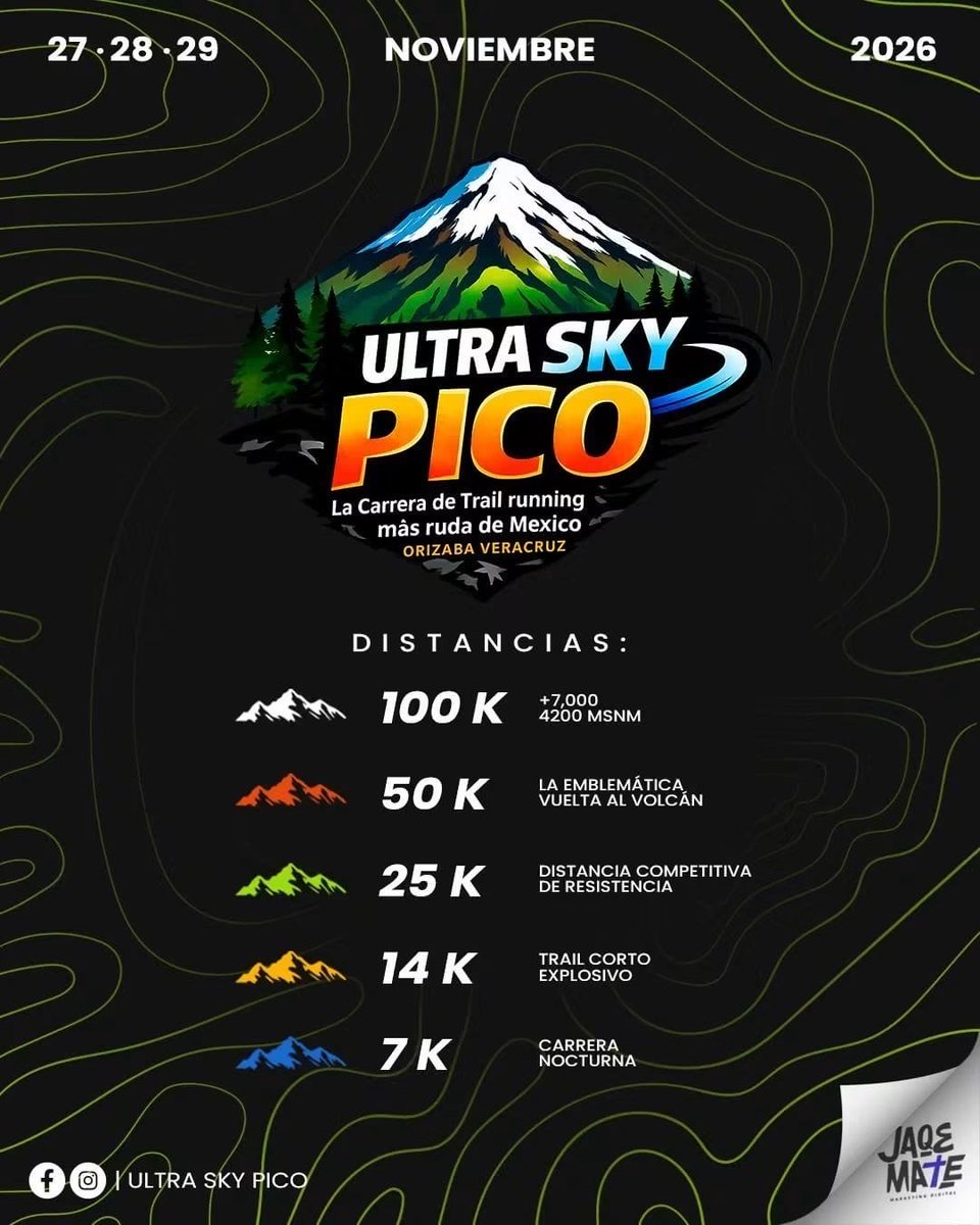 Perfil_Veracruz's tweet photo. #LaPerla #Veracruz
📰 Tendrá distancias de 7 y 100 kilómetro
Participarán más de 400 corredores en Ultra Sky Pico
https://t.co/AHTx0cr1s7 https://t.co/ONJpF0tjwz