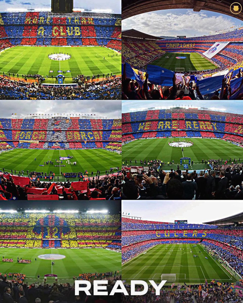 forblaugrana's tweet photo. 🚨| 𝐁𝐎𝐌𝐁𝐀𝐙𝐎: There will be a special TIFO at the Spotify Camp Nou for El Clásico. 🔥

— @mundodeportivo 🔥 https://t.co/X95wIFu64Y