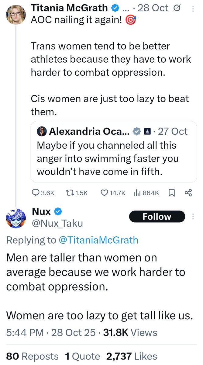 SassyDem's tweet photo. @Laurieluvsmolly @DaniellaMicaela @KenPaxtonTX @jamestalarico No one gives a flying fig Newton about #Trans nonsense. #Leftist loon DSA #Berniebro dipshits made this an issue cuz they're deranged, degenerate, furry freaks over there. 🫈 And the #Russians/#Muslims who want to destroy America will use them as a means to an end.🖕🏼🌹☭🇵🇸࿖🇷🇺 https://t.co/h2L2NSr7Jh