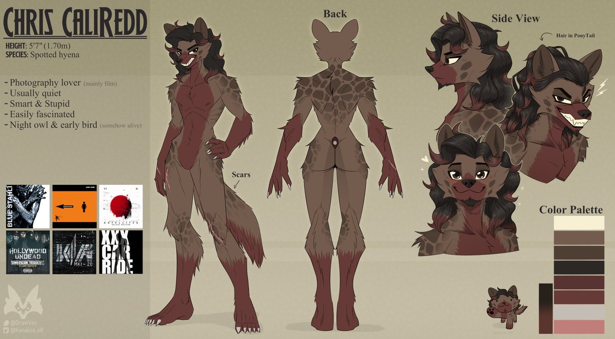 DrawVex's tweet photo. Chris CaliRedd Ref Sheet
[Commission for @WolfGangKuro ]    
#furryart #furry #furryfandom #furryartwork https://t.co/MpwbTFJwa1