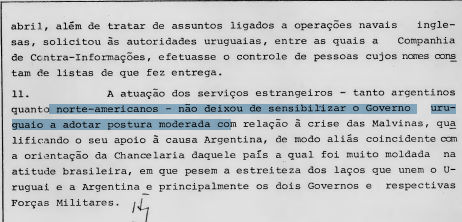 PengosBR's tweet photo. 🇧🇷🇦🇷🇺🇾🇷🇺🇬🇧 Simplesmente documentos mostrando que os britânicos sabiam da invasão argentina às Malvinas uma semana antes. Coitado do Uruguai, igual àquele episódio de Jack Ryan em que a cidade tem espiões de tudo quanto é lado. https://t.co/6ilvLI39R8