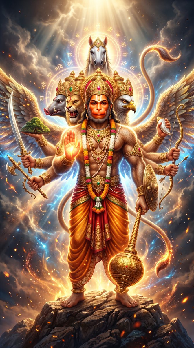 Mere_Ram_ji's tweet photo. सुबह सुबह करे पंचमुखी हनुमान जी के दर्शन 🙏
।। जय श्री राम ।।
#hanumanji #devotion #ram https://t.co/f8F7J8bXPe