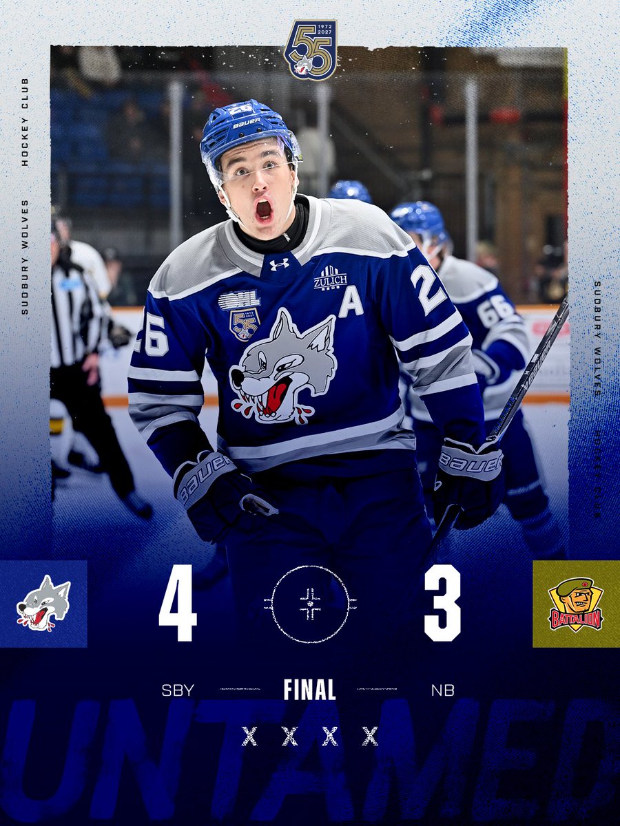 Sudbury_Wolves's tweet photo. 2 Points Secured ✅

#WolvesNation https://t.co/nAWVO6M2Jg