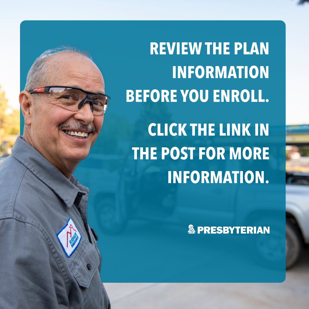 PresHealth's tweet photo. If you’re considering Medicare or a Medicare Advantage plan in New Mexico, see which plans provide access to Presbyterian primary care doctors, hospitals and specialty care services.

Review the plan information before you enroll:
https://t.co/tELwkVu4yg https://t.co/GmxetNtoBg