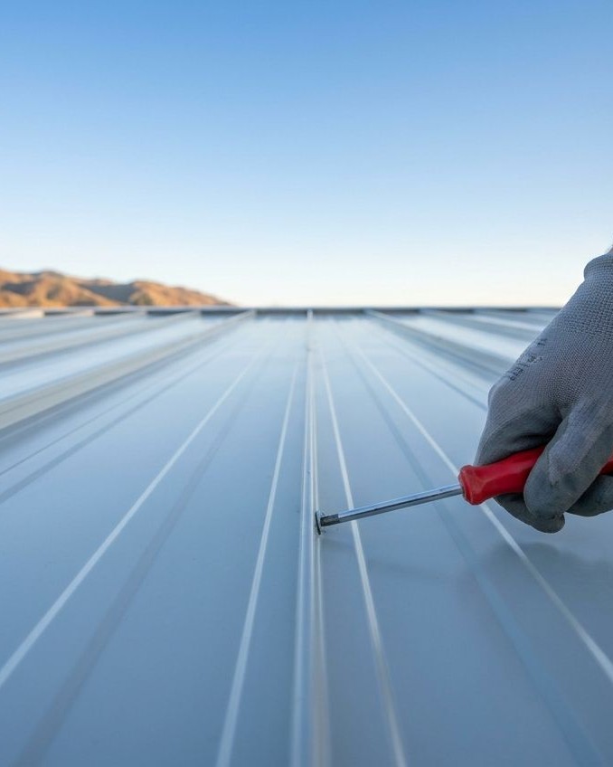 roofcrafterwest's tweet photo. Fall is the time to tune up your metal roof. Check fasteners, seams and seals before winter. 🔩
Book your roof inspection today 👉 https://t.co/TRsDRARQ8T
#MetalRoof #RenoNV https://t.co/vcIgkrOTko
