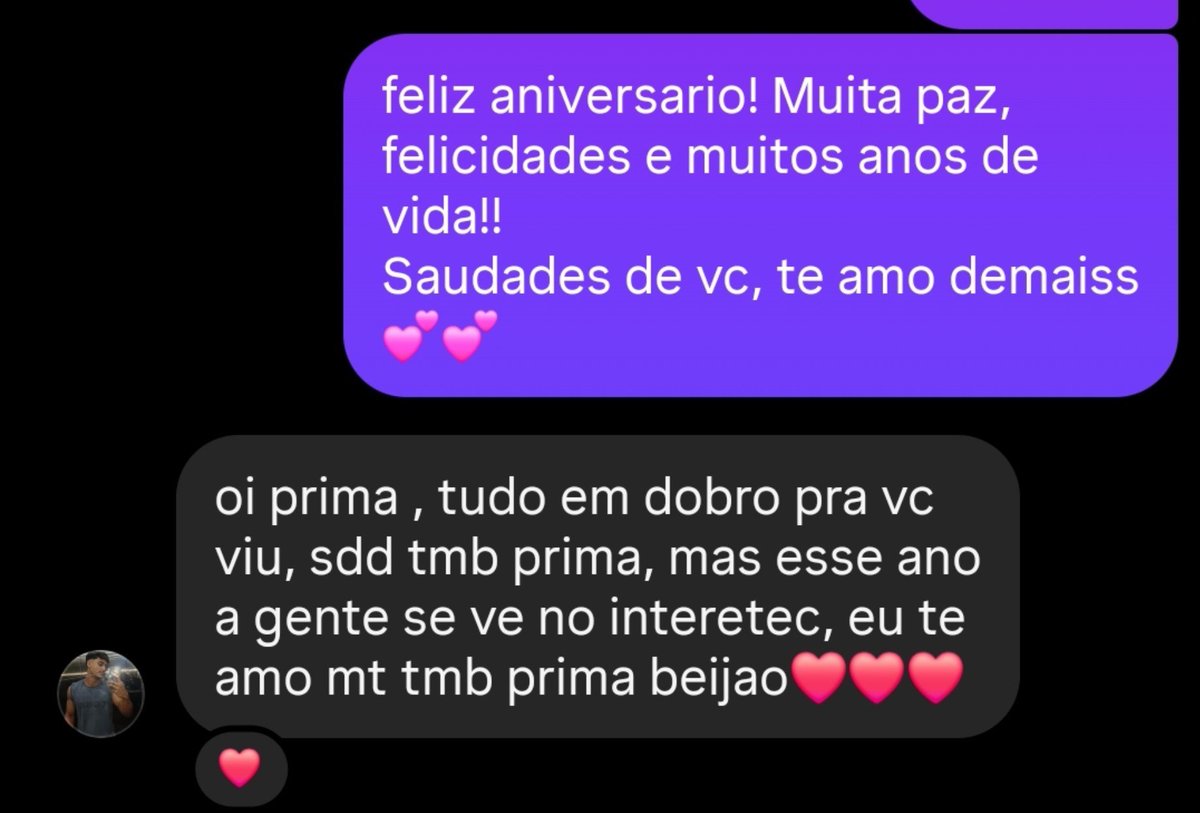 reisssisa's tweet photo. aquele primo q vcs nunca se falam mas se amam incondicionalmente 💕 https://t.co/lKLpfAn3UJ