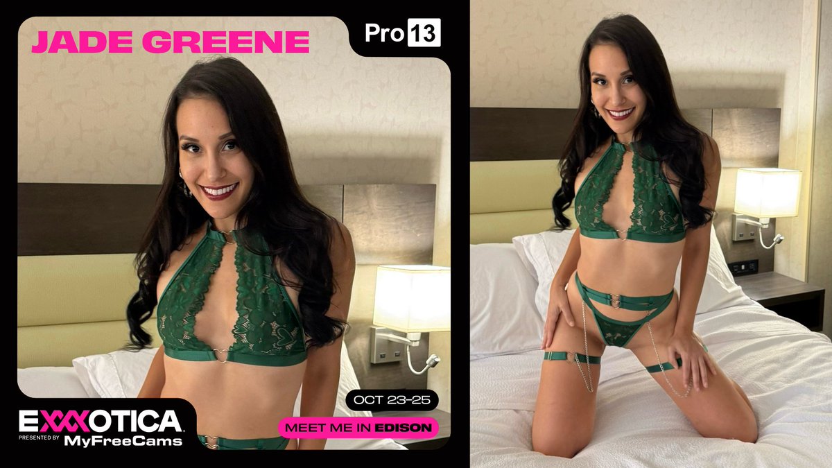 AVNMediaNetwork's tweet photo. Jade Greene Signing for Pro13 at Exxxotica New Jersey https://t.co/crSGxz72Ua @JadeGreeneBooks https://t.co/9LyM4b07TQ