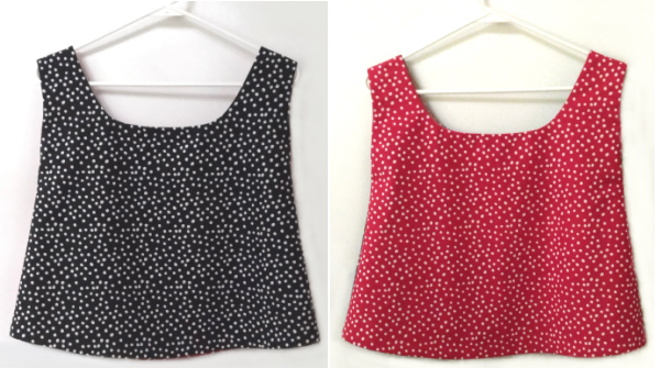 TWorldDesign's tweet photo. One-Of-A-Kind Crop Top Front/Back REVERSIBLE - White Polka Dots On Red &amp; Black Background (S/M) Free Shipping ►https://t.co/J67PgT8XuK — #etsyshop #croptop #reversible #UniqueStyle https://t.co/9QchZn6n2I
