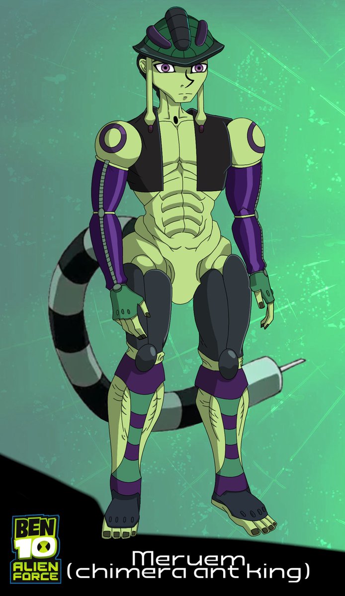 AangDeku's tweet photo. Here’s my Meruem in UAF style & Ben’s alone version Bug-king #ben10 #Ben10AlienForce #reviveben10 #avatarthastairbender #avatarfanart @Red__JT @ramenretro1 @BladeRaisor @LuisGangMD @Carl_Nwakakwa @AvatarPanda_10 @eden_does_art @Ben4Fortnite @karystmania https://t.co/a2ahCaEjYy