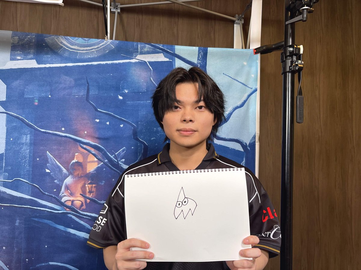 AXIZ_WAVE's tweet photo. 【#2026秋季IJL AXIZ WAVE】

zutar選手のインタビューが公開！✨
さらに、自分を表すイラストとしてウェーブくんを描いてくれました！

かなりキリッとした表情…zutar選手の気合が感じられます⭐

#AXIZ_WAVE https://t.co/RfM91arGeW