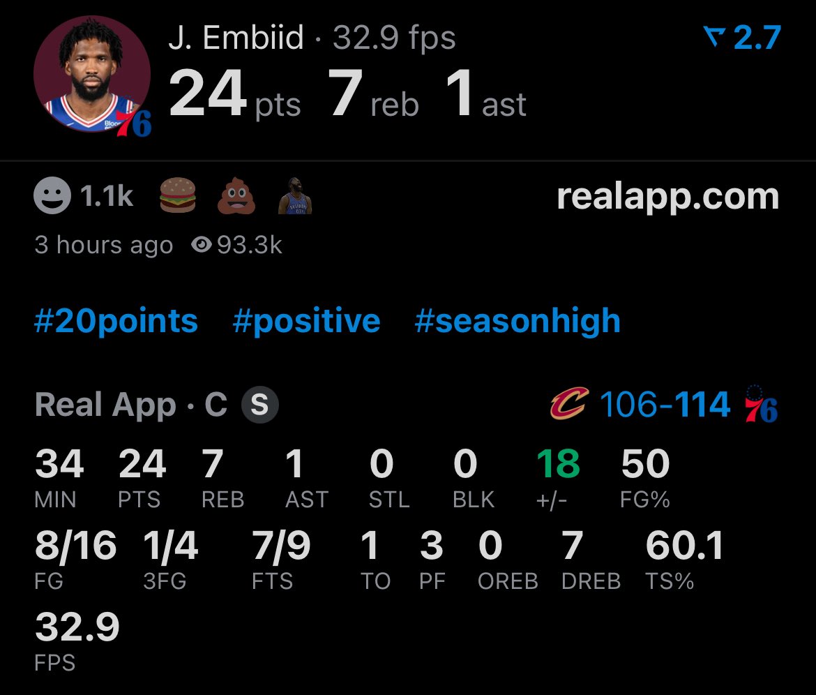 TwoWayDav's tweet photo. @UnderdogNBA Why is LeBron here?? Embiid was very clearly the 2nd best player. https://t.co/AagNFqsgYd