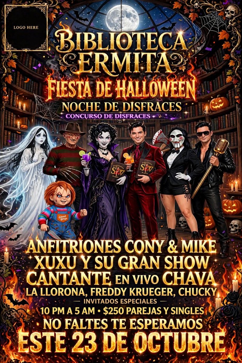 SWEXPERIENCES's tweet photo. Fiesta swinger de disfraces en @BIBLIOTECAERMIT reserva al 5561443446 https://t.co/GfIMsEQhVe