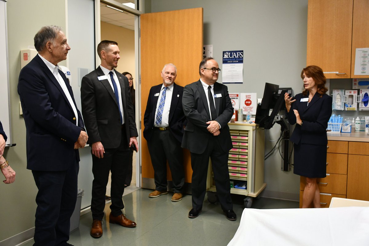 JohnBoozman's tweet photo. I appreciated the opportunity to visit with community members and tour @UAFS's maternal and infant health program during Capital for a Day in Fort Smith. I was proud to help secure $15 million in federal funding to support a new maternal and infant health care center on campus and look forward to seeing how this investment strengthens care for mothers and babies across our region.