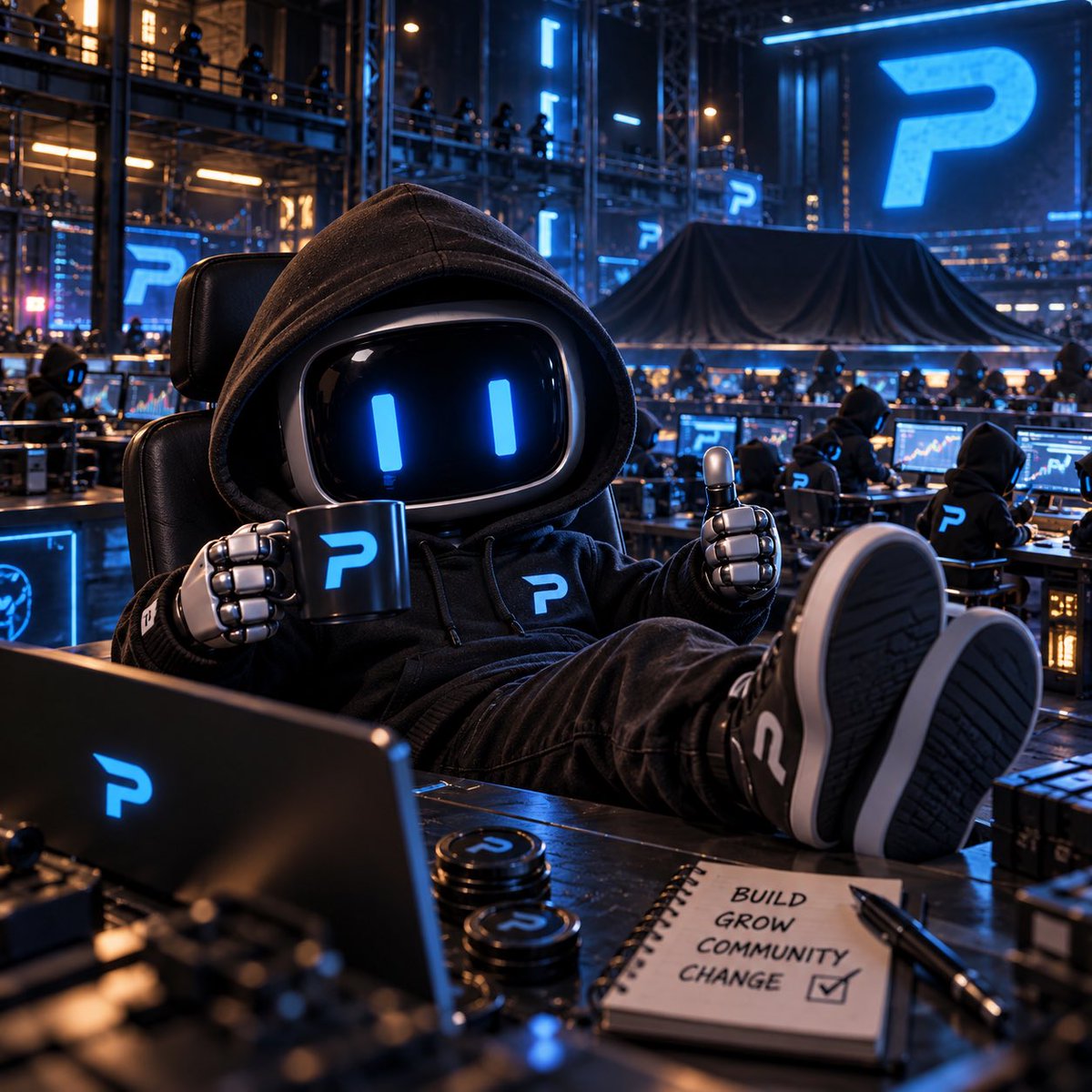 ThePrinterCoin's tweet photo. Down on the factory floor putting in work with the rest of my crew. 🤖🏭

We’re building more than a coin here. We’re bringing community back to crypto.

But I can’t do it alone.

Spread the word, bring a friend, share your ideas, and help us grow this factory. 💙

Every single one of you is part of this. Let’s make some noise! ⚡

#Memecoins #Solana #CryptoCommunity #Altcoins #PRINTER