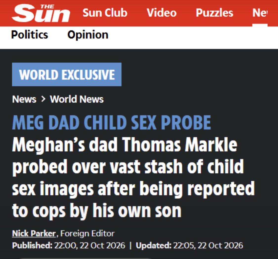 eddluxe's tweet photo. We all knew Thomas Markle was trash. https://t.co/7Jvx26uphD