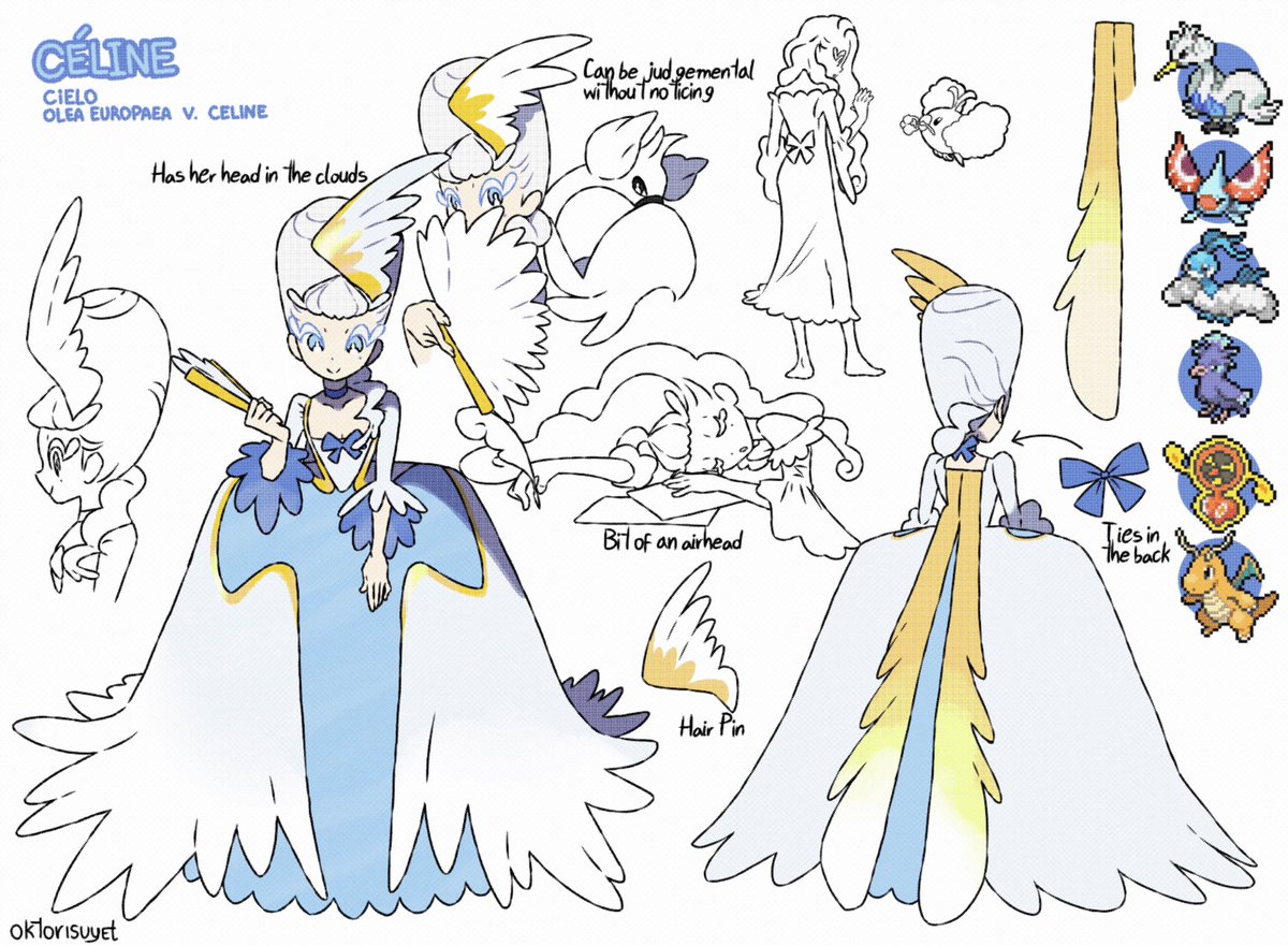 oktorisuyet's tweet photo. Pokémon OC - Céline🌬️ https://t.co/vFoy9D1htW