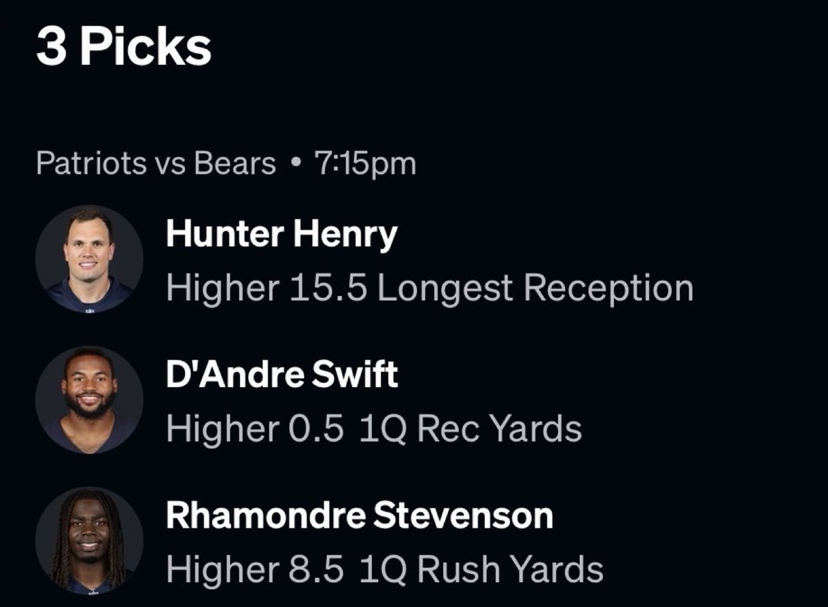 MJCLocks's tweet photo. My favorite 3 TNF Picks on Underdog 🏈

Play $5, Get $50 when joining w/ code MJC today:
https://t.co/KkM1cnXHfj https://t.co/vwoq8xsLtU
