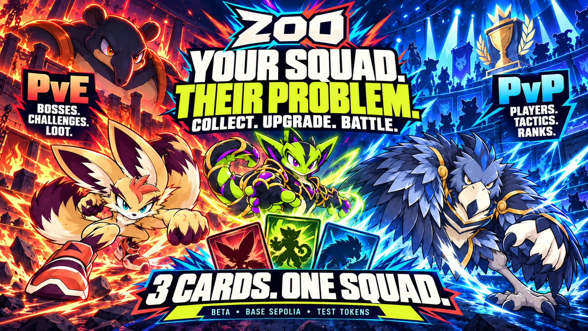 zoogames_nft's tweet photo. Which chain is best rn for a nft gaming ?

1. @solana 
2. @base 
3. @arc 
4. @RobinhoodCrypto 

or? https://t.co/ksRTm9cr8N