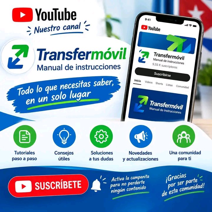 JCMayabeque's tweet photo. 📲🇨🇺 ¿Utilizas Transfermóvil?  👇

Desde las instalaciones de #JovenClubMayabeque podemos asesorarte, ayudar con soluciones a tus dudas y novedades, así con la instalación de la aplicación para usar mejor #Transfermóvil. 💚💙

 #TransformaciónDigital #JovenClubXCuba https://t.co/hsQk121XYR