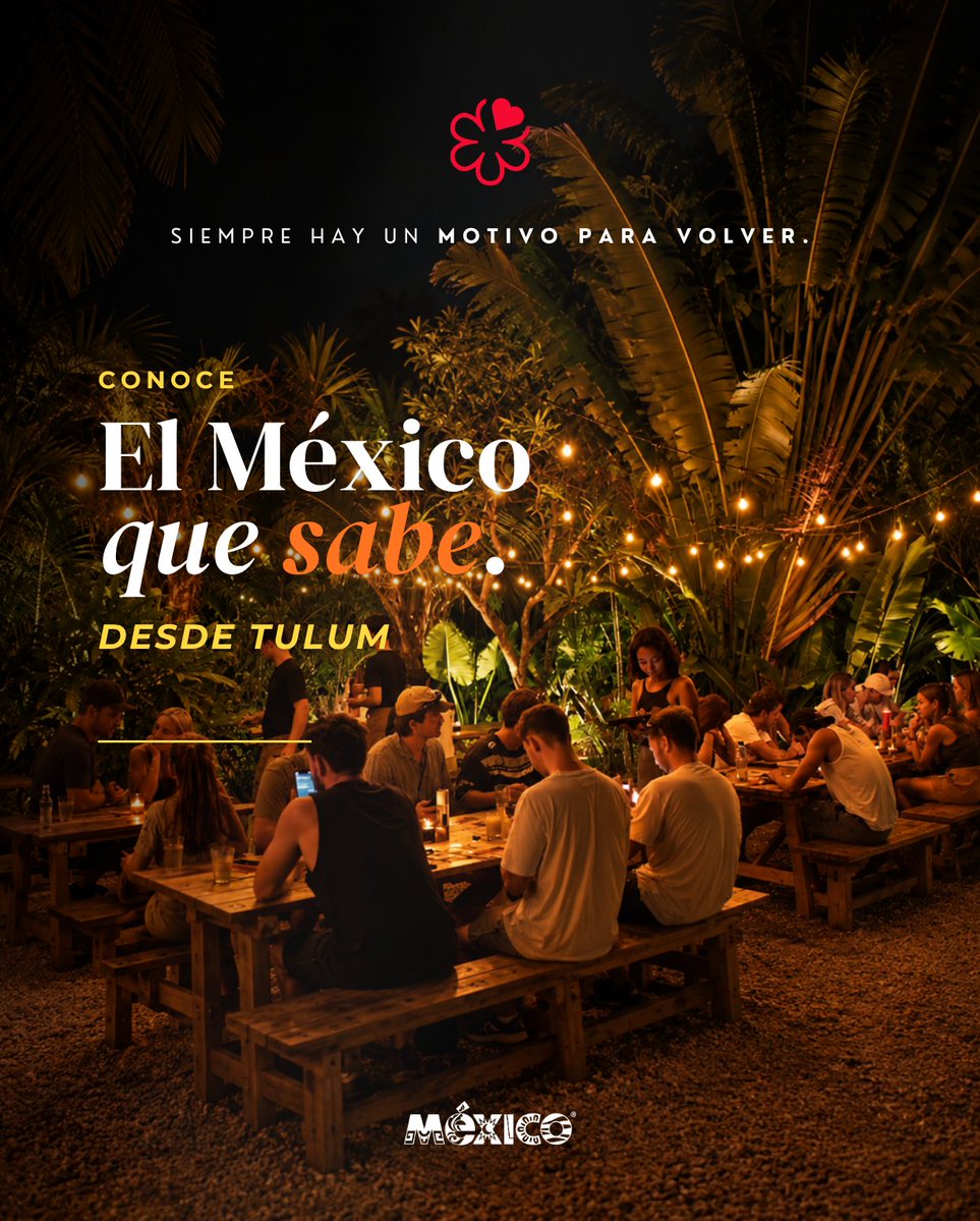 VisitMex's tweet photo. 🌿✨ ¡Tulum tiene mucho más por descubrir!
Su gastronomía combina ingredientes locales, creatividad y experiencias únicas que hoy destacan a nivel internacional, con 8 restaurantes incluidos en la Guía MICHELIN 2026.

¡Una razón más para visitar y disfrutar el Caribe Mexicano! 🇲🇽 

-

🌿✨ There's so much more to discover in Tulum!
Its culinary scene combines local ingredients, creativity, and unique dining experiences that have earned international recognition, with 8 restaurants featured in the 2026 MICHELIN Guide.

One more reason to visit and enjoy the Mexican Caribbean! 🇲🇽 

#VisitMexico #MéxicoEstáDeModa #Tulum #CaribeMexicano #GastronomíaMexicana