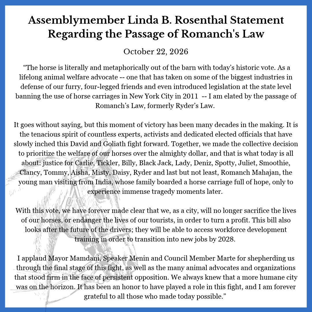 LindaBRosenthal tweet picture