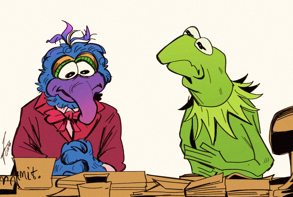 schumisnoopy's tweet photo. some of my muppets art https://t.co/pFlSSvTbTJ