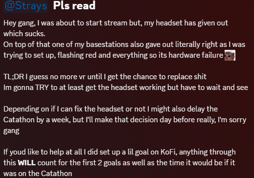 UserUnknownVR's tweet photo. Surprise not very good update :))

If anyones feelin generous I did make a kofi goal to help
https://t.co/qMAKUkgJr1 https://t.co/6850DcDi0b