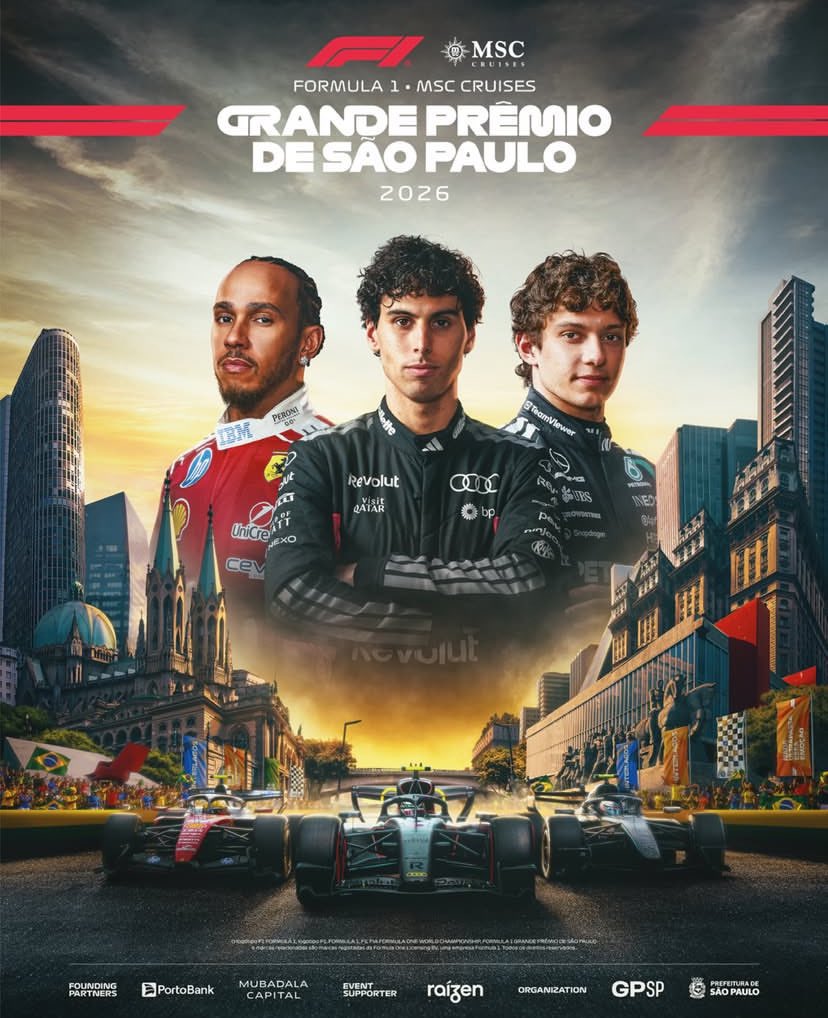 EstagiariodaF1's tweet photo. Sem praias ou floresta ✅
cenário de São Paulo ✅
Um brasileiro honorário ✅
Um brasileiro real ✅
Um projeto de Senninha ✅

10/10 o poster do GP de São Paulo https://t.co/BHNZ4d3dOO