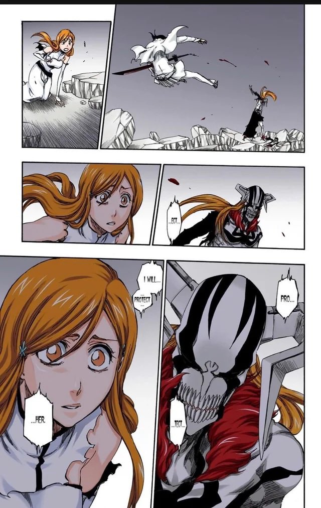 Princess_Gaelic's tweet photo. D-4

Despite Ichigo being killed mid fight, Orihime still called out to him, not knowing what else to do. Ichigo heard her, and in that instance, let White take over, with one thought in his mind: “I will protect her.” This is one moment I will never shut up about. 😭🥰 https://t.co/TIdyfDKizf