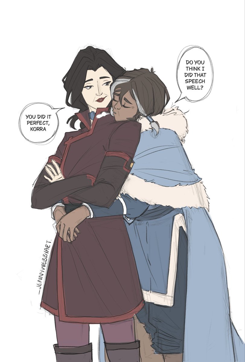 jennywebbyart's tweet photo. Sorry for the messy drawing. I was screaming too much while drawing. *kicking my feet with happiness* #korrasami #Avatarsevenhavens #avatarkorra https://t.co/fEgerSj7DM