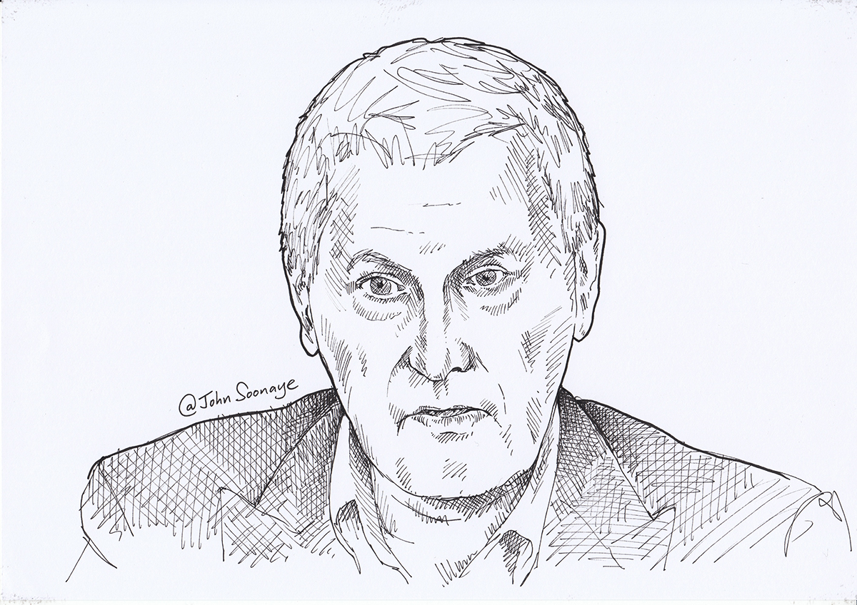 JohnSoonaye's tweet photo. "With Trump becoming increasingly unreliable, indeed hostile, should we be looking for another special relationship?" - Audience member
#JohnDrawsBBCQT #BBCQT #BBCQuestionTime @bbcquestiontime https://t.co/R77UJnvWp7