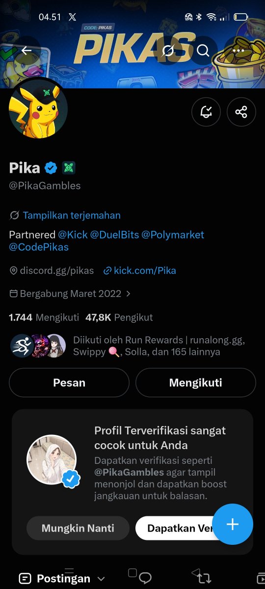 Bunga0x's tweet photo. @PikaGambles completed 

Done 🔔🙏🏻 https://t.co/iHq6ArmDqP