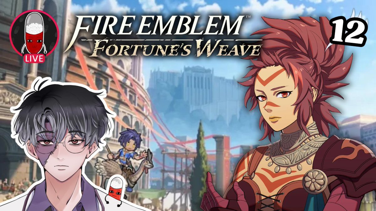 placebro_vt's tweet photo. 🔴 Live now! Longtime FE Fan plays Fire Emblem Fortune's Weave! (Part 12) Cai Ch 7 Versus Inyoni &amp; Supports!
🟪➡️ https://t.co/VF7ETDRHMo
🟥➡️ https://t.co/BEjdG1u8lf

#vtuber #fireemblem #leda #theodora #dietrich #cai https://t.co/9VEZ9QUFQq