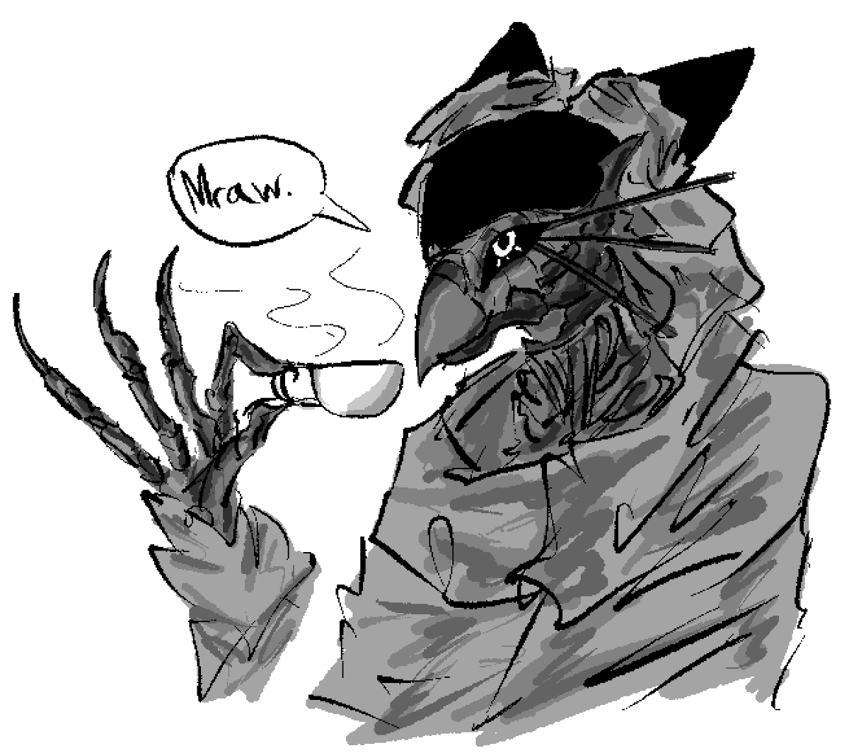 Ghytaar's tweet photo. Client's character test sketch https://t.co/HJL1jeZheF