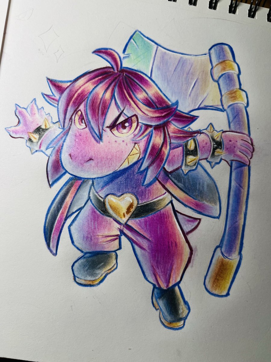 criied_wolf's tweet photo. Susie deltarune #art #DELTARUNE #Hitwt #firstpost  what do we think? https://t.co/B56YV3otjV