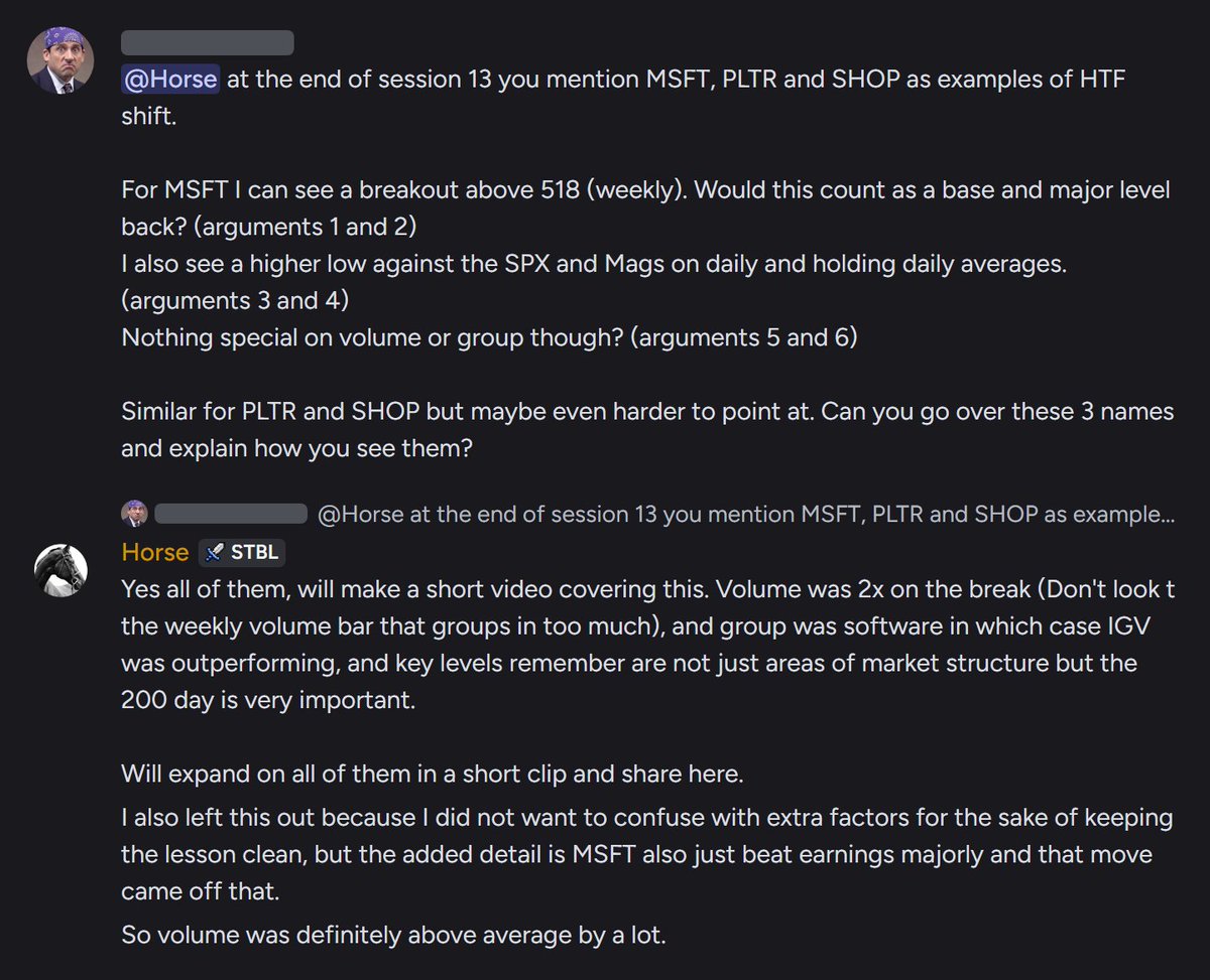 TradingStable's tweet photo. Session 13 laid out six arguments for a high-timeframe shift.

He ran $MSFT through all six. Got an answer, and a video on the way. https://t.co/ljqf90zpBm