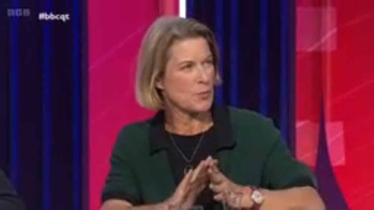 RickOShea54321's tweet photo. "We're sort of at war with everything".
Did she mean to say that?!
Lol.
#bbcqt #bbcquestiontime #questiontime https://t.co/dJyW7MpsSs