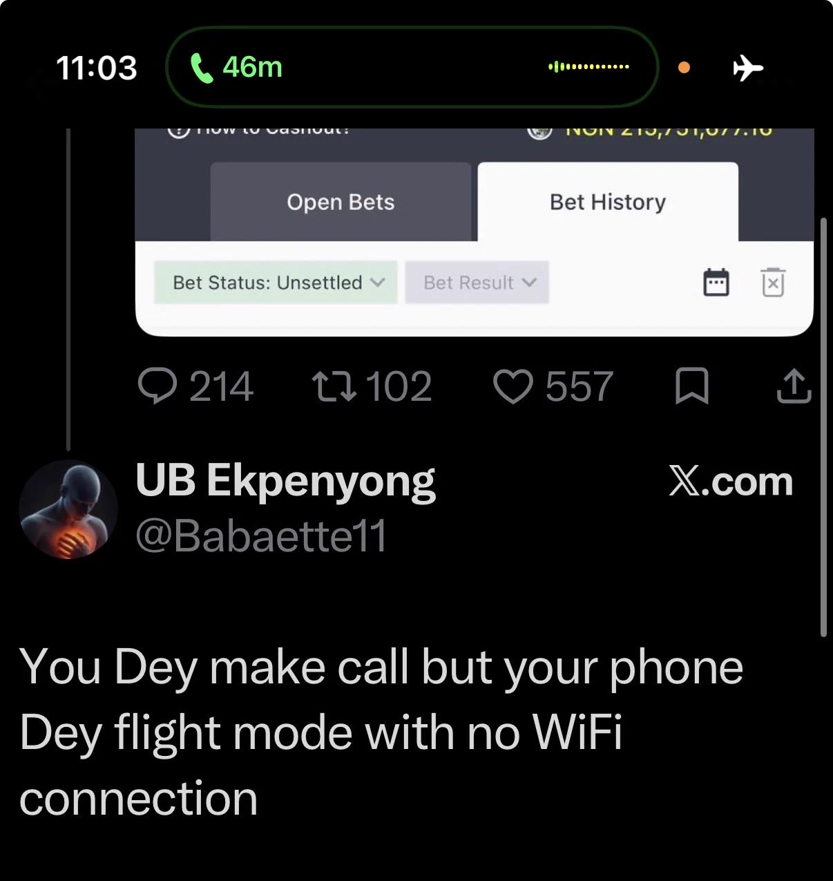 UB Ekpenyong on X: 