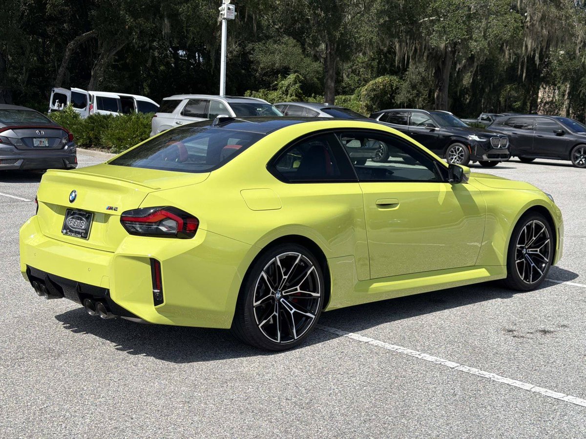 FieldsAuto's tweet photo. SAO PAULO YELLOW. MANUAL. M2.
Pre-owned 2025 BMW M2 in Sao Paulo Yellow, a six-cylinder and a manual gearbox, at Fields BMW Lakeland.

https://t.co/rPJjAJM8qL
(863) 816-1234 | Stock No. LP7734PL

#M2 #BMWLakeland #Lakeland #PreOwned #ManualTransmission https://t.co/j7mYoqJQ1b
