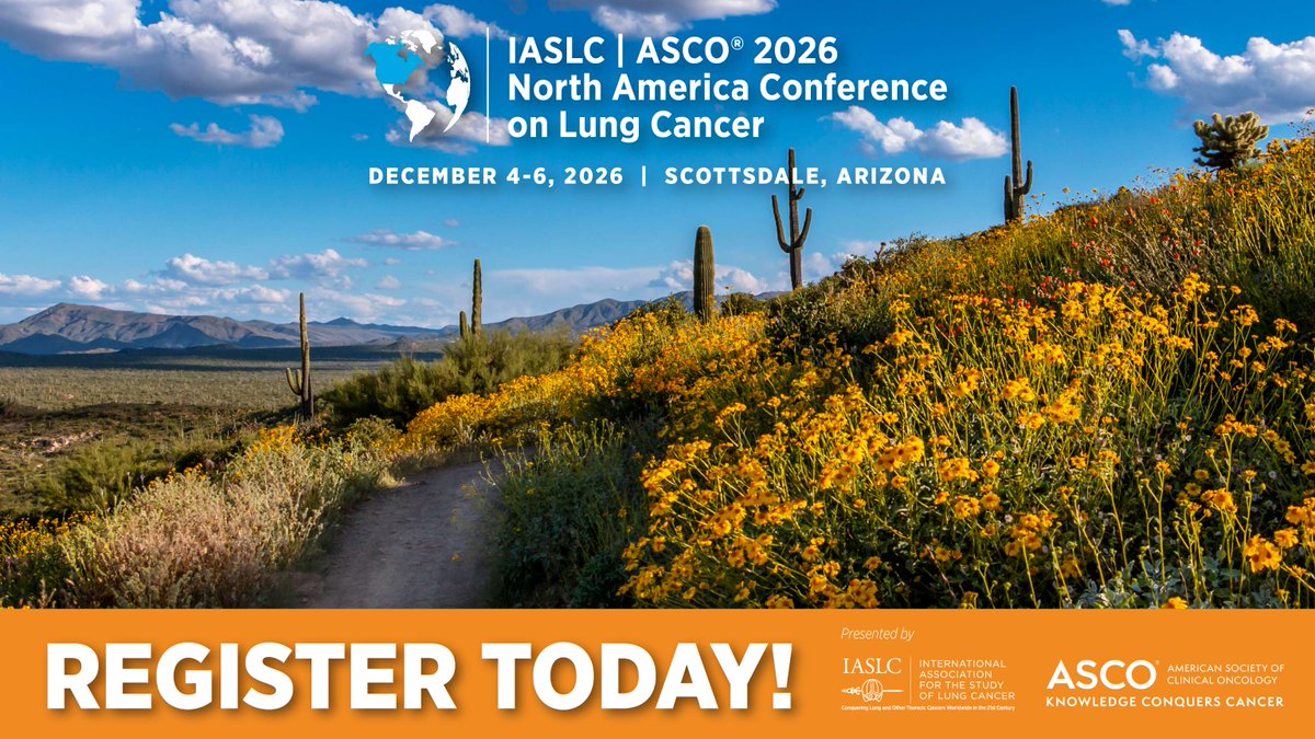 IASLC's tweet photo. Trade the winter chill for Scottsdale sunshine! ☀️

Join us Dec. 4–6 at #NACLC26 for the latest thoracic oncology research, clinical insights, and opportunities to connect with colleagues.

Register: https://t.co/Yu7AkfRrIW

#LungCancer https://t.co/XDLSgWQqnx